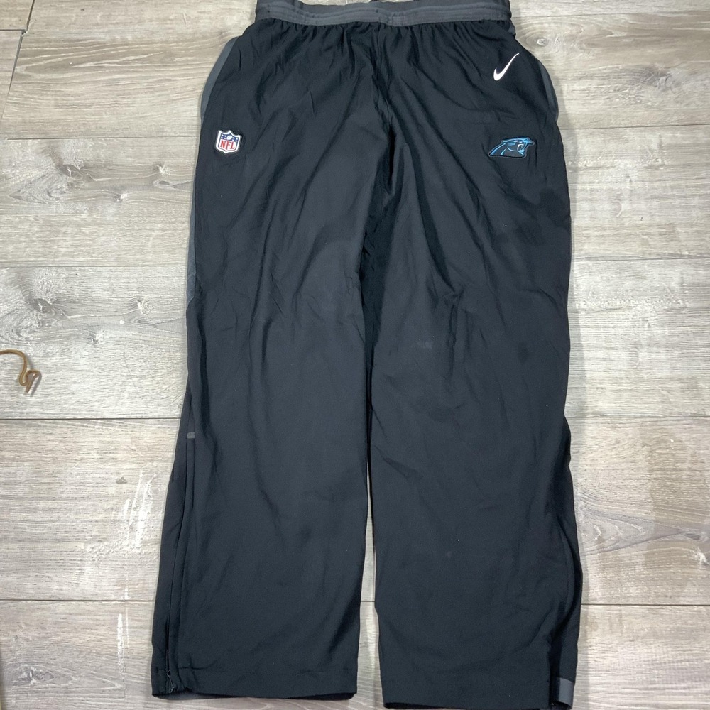 Carolina‎ Panthers Pants Mens 2XL Black NFL Nike Dri Fit On Field Team Issued